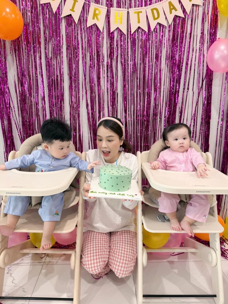 Sam được 2 con tổ chức sinh nhật theo phong cách miền tây quý tử lai hàn tưởng trầm tính nhưng háu ăn hơn em gái - 3