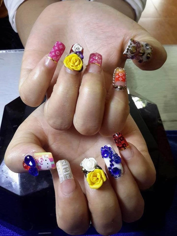 sang chấn tâm lý với những mẫu nail tết độc lạ - 5