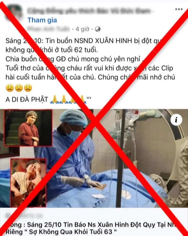 Sao đính chính tin đồn qua đời vì đột quỵ vợ nsnd công lý nhiều lần phải lên tiếng huỳnh anh tuấn bị thêu dệt - 10
