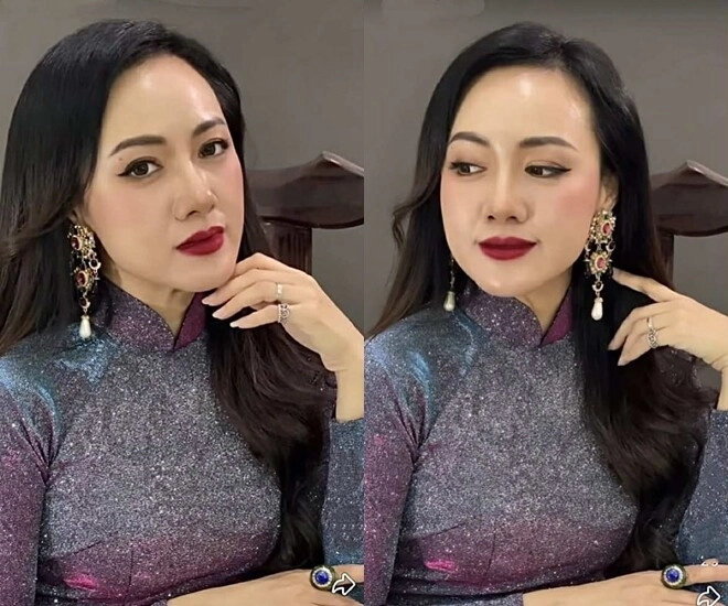 Sao việt 24h btv hoài anh lột xác khi trang điểm đậm khác hẳn vẻ trong trẻo ngày thường - 1