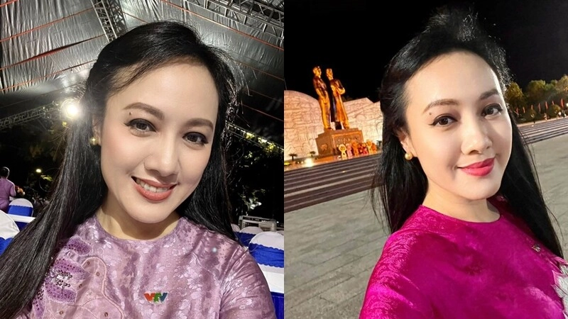 Sao việt 24h btv hoài anh lột xác khi trang điểm đậm khác hẳn vẻ trong trẻo ngày thường - 4