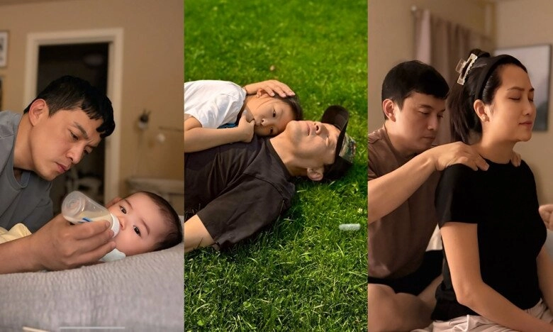 Sao việt 24h cháu gái mới sinh của đỗ mỹ linh lần đầu lộ mặt xinh như búp bê là bản sao của bầu hiển - 11