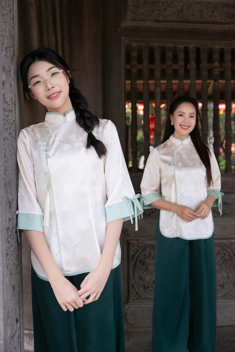 Sao việt 24h con gái hồng diễm diện đồ đôi với mẹ nhan sắc và chiều cao ở tuổi 13 vô cùng nổi bật - 3