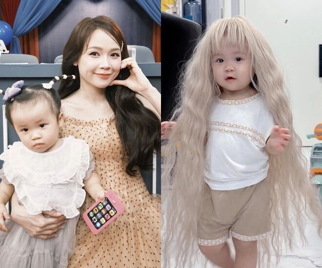 Sao việt 24h con gái lai hàn quốc của sam lạ hoắc với mái tóc dài trắng xóa xưa giống con trai giờ nhìn chuẩn công chúa - 1