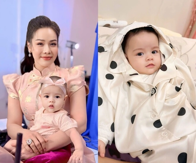 Sao việt 24h con gái nhật kim anh thần thái sang chảnh như đúc cùng một khuôn với mẹ 6 tháng tuổi đã đi làm - 1