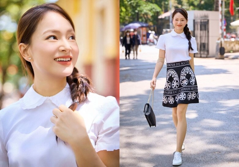 Sao việt 24h con gái trương ngọc ánh có giọng đọc tiếng anh như người bản địa đứng cạnh mẹ lộ rõ vẻ non nớt - 12