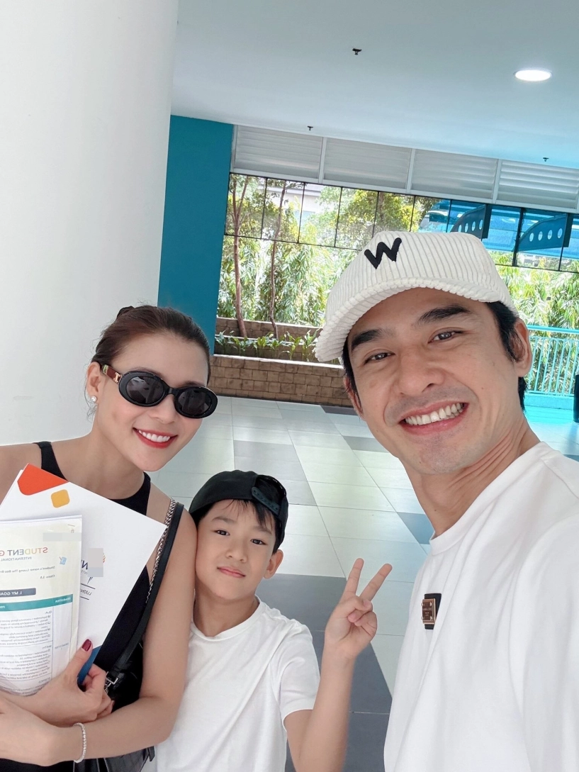 Sao việt 24h con trai quốc tịch mỹ của thuý diễm khoe bảng điểm xuất sắc nói lời cảm ơn khiến bố mẹ phì cười - 5