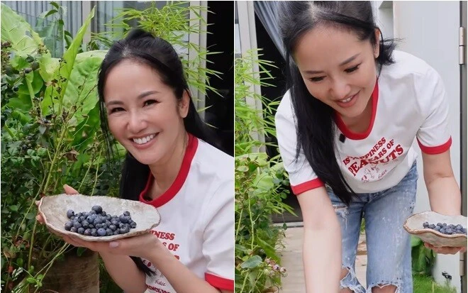 Sao việt 24h diva hồng nhung khoe khoảnh khắc trồng cây trên sân thượng ngoại hình như lột xác sau biến cố sức khỏe - 3
