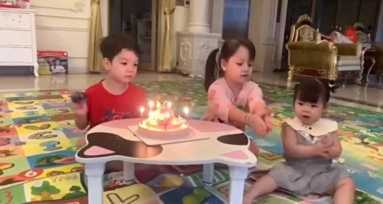 Sao việt 24h đỗ mỹ linh tan chảy khi được con gái và cặp sinh đôi nhà anh chồng đỗ quang vinh tặng quà đặc biệt - 2