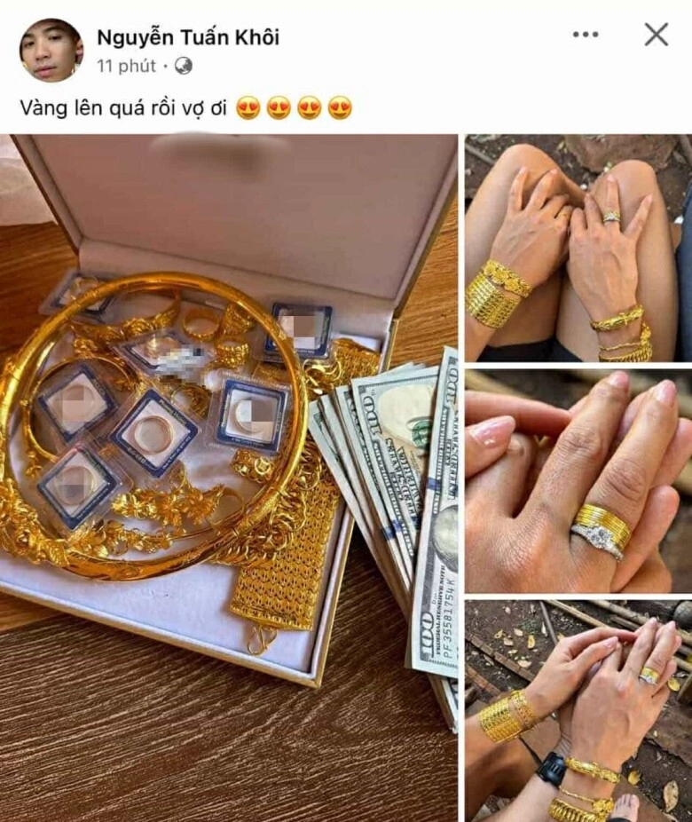 Sao việt 24h hậu đám cưới tại quê nhà hhen niê đeo vàng đỏ người ông xã nhiếp ảnh gia hớn hở không kém - 3