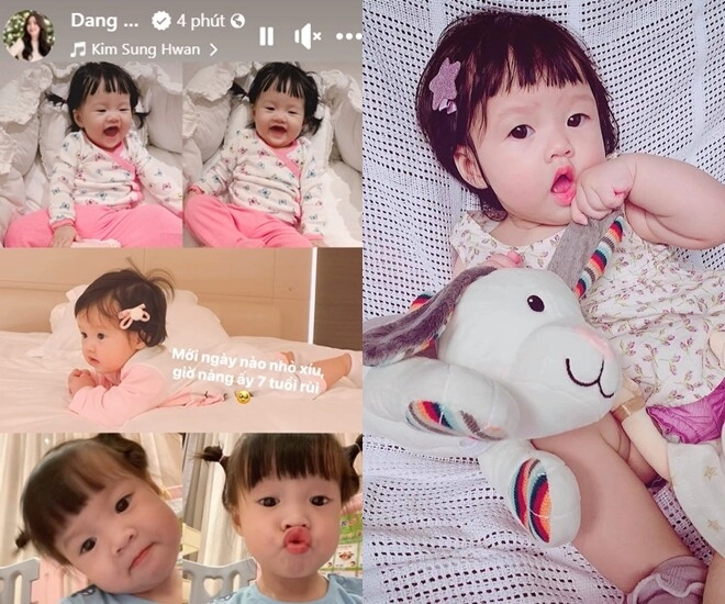 Sao việt 24h hoa hậu đặng thu thảo hiếm hoi khoe ảnh ngày nhỏ của con gái sophie thời bị bố mẹ giấu mặt triệt để - 1