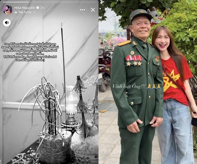 Sao việt 24h hòa minzy nghẹn ngào khi ông nội là cựu chiến binh qua đời bỏ lỡ khoảnh khắc xem cháu gái biểu diễn - 1