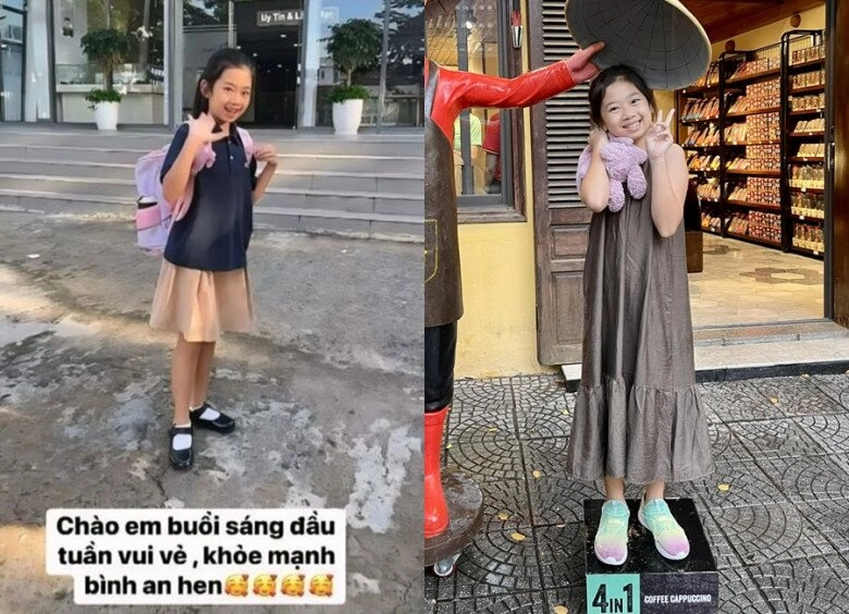 Sao việt 24h lavie con gái mai phương ra dáng thiếu nữ ở tuổi 11 lớn phổng phao chân dài như sếu - 1