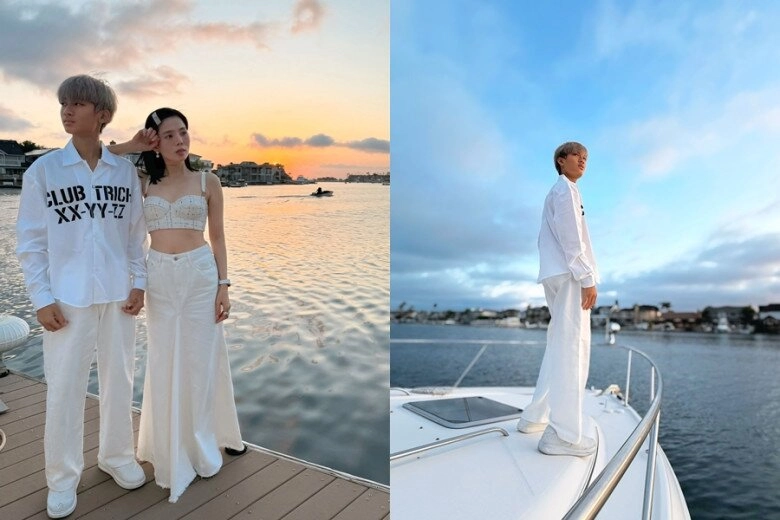 Sao việt 24h lệ quyên khoe chiều cao khiêm tốn bên chàng trai có mái tóc sáng màu còn gọi là mèo con đầy ngọt ngào - 3