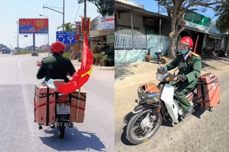 Sao việt 24h mc hoài anh khoe khoảnh khắc chung khung hình với cụ ông u80 lái xe máy từ nghệ an vào tphcm xem diễu binh - 2