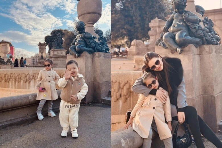 Sao việt 24h mc mai ngọc khoe con trai 1 tháng tuổi đã có cẳng chân dài miên man mong tương lai sẽ cao hơn mẹ - 8