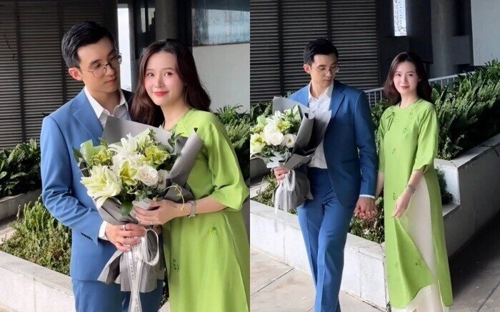 Sao việt 24h midu trẻ như sinh viên khi du lịch cùng chồng minh đạt giữ nguyên ánh mắt si mê nhìn vợ như những ngày đầu - 5