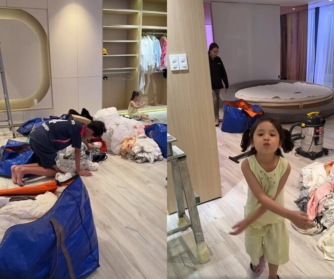 Sao việt 24h ngọc trinh khoe con gái 6 tuổi đã biết phụ mẹ dọn dẹp bật mí khung cảnh trong biệt thự 60 tỷ sang chảnh - 4