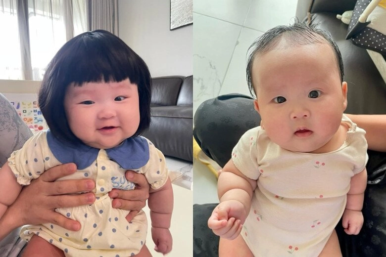 Sao việt 24h nhiều lần đội tóc giả vì giống con trai ái nữ lai hàn nhà sam giờ tóc thật xinh như búp bê - 3