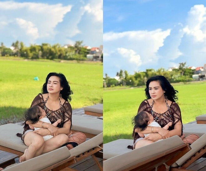 Sao việt 24h nsnd thanh lam khoe cảnh bế bồng tiểu công chúa hoa hậu giáng my phải khen diva đẹp hơn từ ngày lên chức - 1