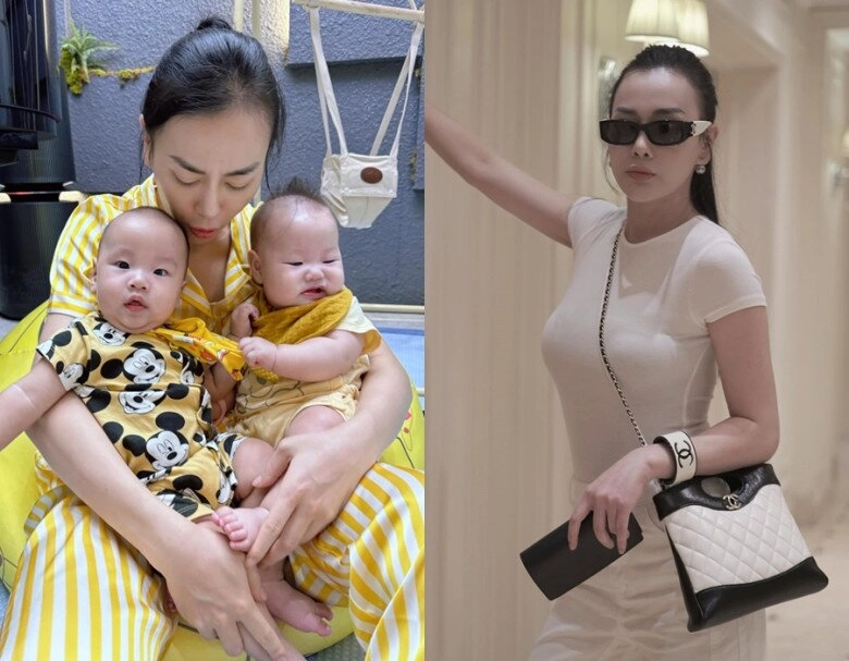 Sao việt 24h phương oanh ở nhà khác hẳn lúc ra đường diện đồ bộ vàng khè vì sở thích của 2 bản sao shark bình - 2