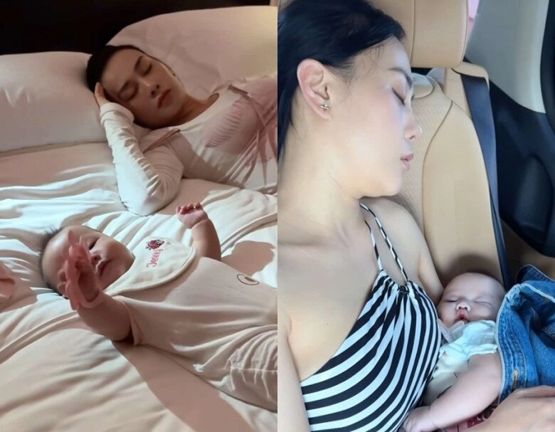 Sao việt 24h phương oanh than khổ sau khi sinh con cứ nhìn cặp song sinh với shark bình là rơi nước mắt - 3