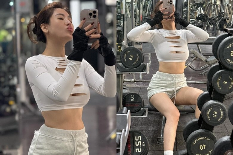 Sao việt 24h vợ trẻ kém 37 tuổi của quang minh đáp trả khi có người nhận xét bố của con mình thuộc giới tính thứ 3 - 12
