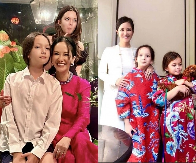 Sao việt cho con ăn chay quý tử tóc dài của hồng nhung tự vào bếp cặp sinh đôi nhà hồ ngọc hà chăm đi chùa - 1