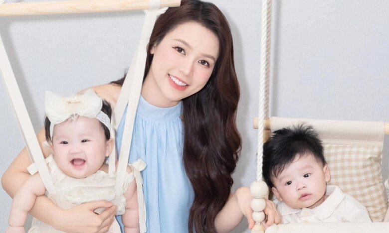 Sao việt đủ nếp đủ tẻ trong năm rồng phương oanh - sam sinh đôi cặp long phượng hà anh có 2 con lai tây - 6
