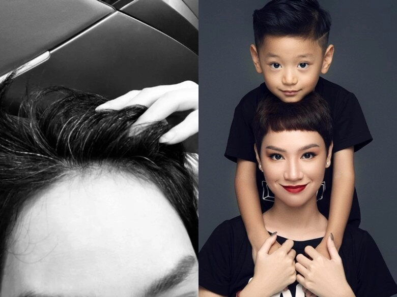 Sao việt trẻ trung mơn mởn mà tóc đã bạc đến hoa hậu cũng lộ khuyết điểm nơi đỉnh đầu - 4