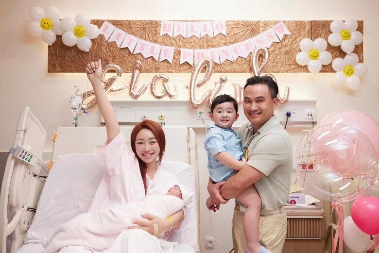 Sao việt vào phòng đẻ nhưng trang điểm như đi sự kiện vợ trẻ chi bảo rạng rỡ tóc bồng bềnh khi vượt cạn - 9