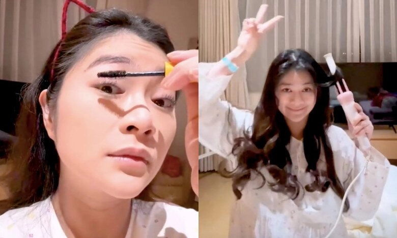 Sao việt vào phòng đẻ nhưng trang điểm như đi sự kiện vợ trẻ chi bảo rạng rỡ tóc bồng bềnh khi vượt cạn - 14