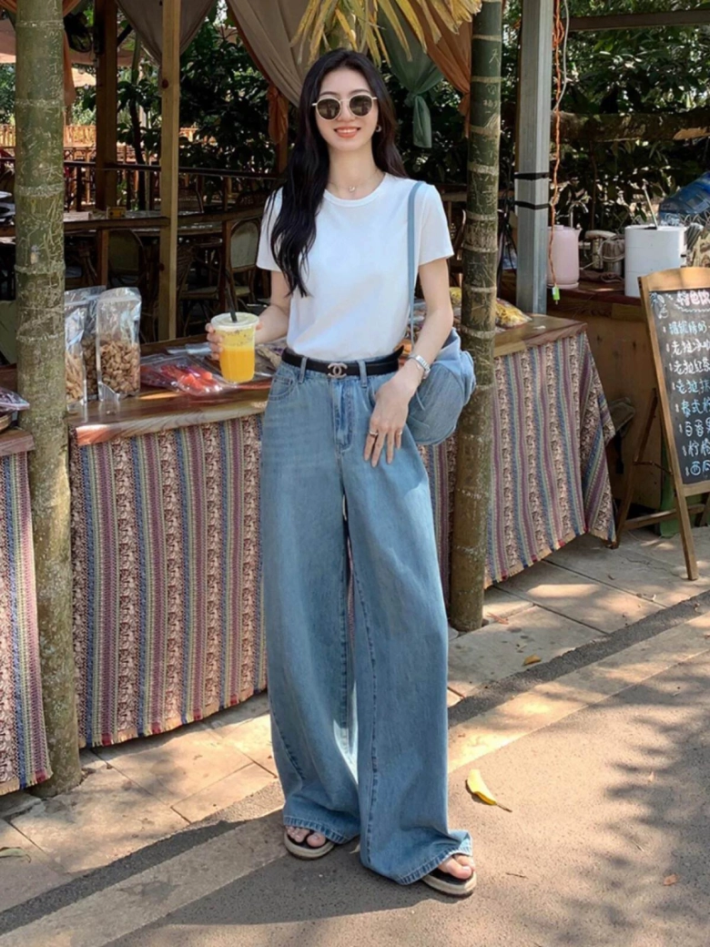Sắp sang thu chị em phối 4 kiểu áo này với quần ống rộng đơn giản mà thời trang hơn khối đồ hiệu - 1