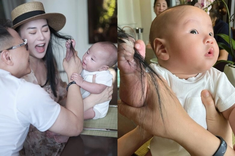 Shark bình nói con trai là truyền nhân của mẹ phương oanh quý tử mới 5 tháng tuổi đã biết diễn như ngôi sao - 5