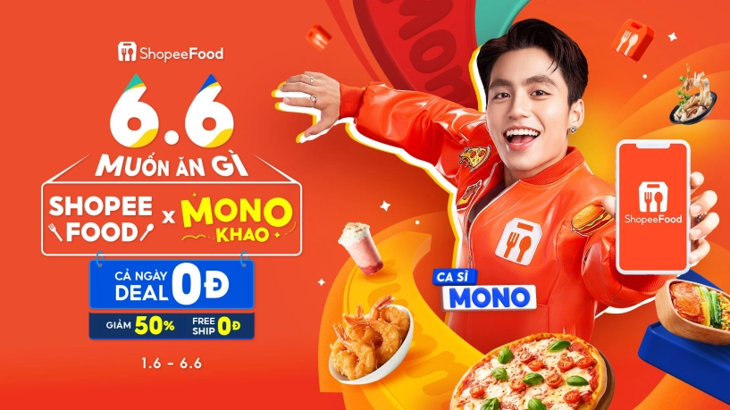 Shopeefood hé lộ đại sứ thương hiệu làm rung rinh biết bao phái nữ tưởng ai xa lạ hóa ra là nam ca sĩ mono - 1