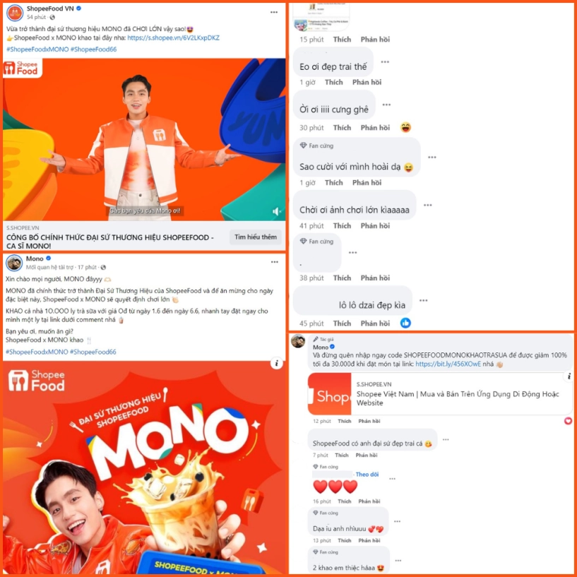 Shopeefood hé lộ đại sứ thương hiệu làm rung rinh biết bao phái nữ tưởng ai xa lạ hóa ra là nam ca sĩ mono - 3