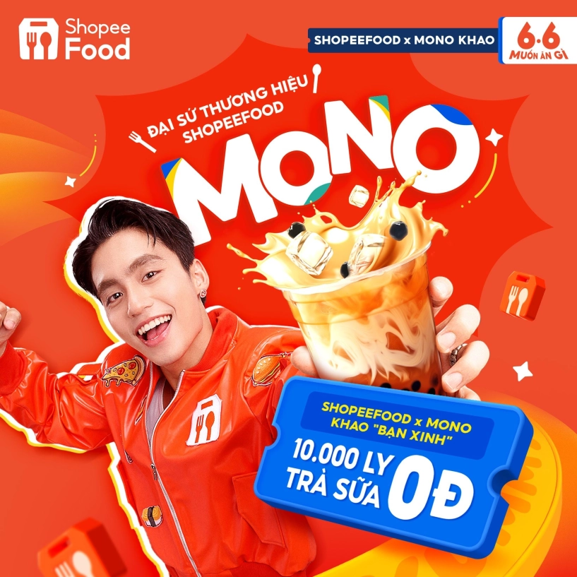 Shopeefood hé lộ đại sứ thương hiệu làm rung rinh biết bao phái nữ tưởng ai xa lạ hóa ra là nam ca sĩ mono - 5