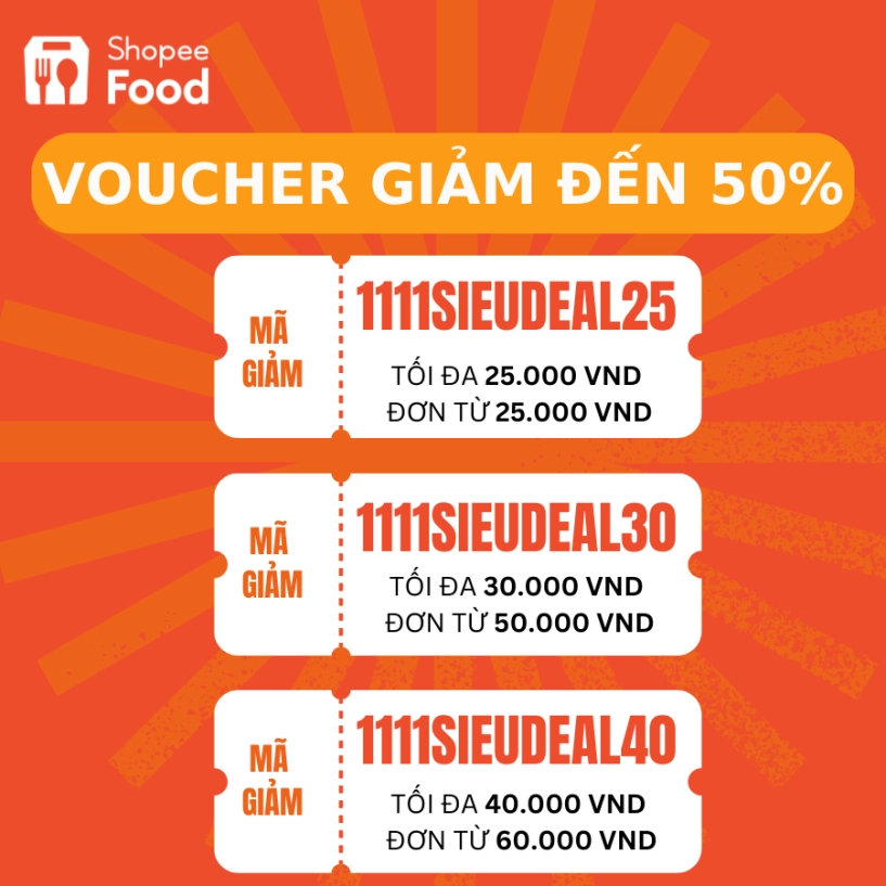 Shopeefood khao khủng ngày 1111 ăn ngon chỉ nửa giá uống trà sữa 1đ - 4