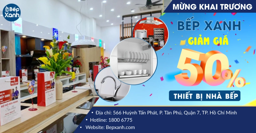 Showroom bếp quận 7 của bếp xanh địa điểm mua sắm lý tưởng cho mọi gia đình - 5
