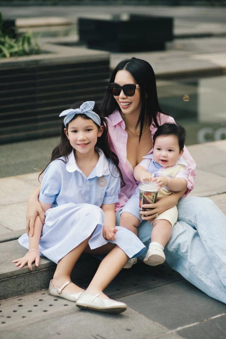 Siêu mẫu hà anh khoe 2 con lai tây nhặt hết nét đẹp của bố mẹ dân tình xuýt xoa khen xinh như búp bê - 5