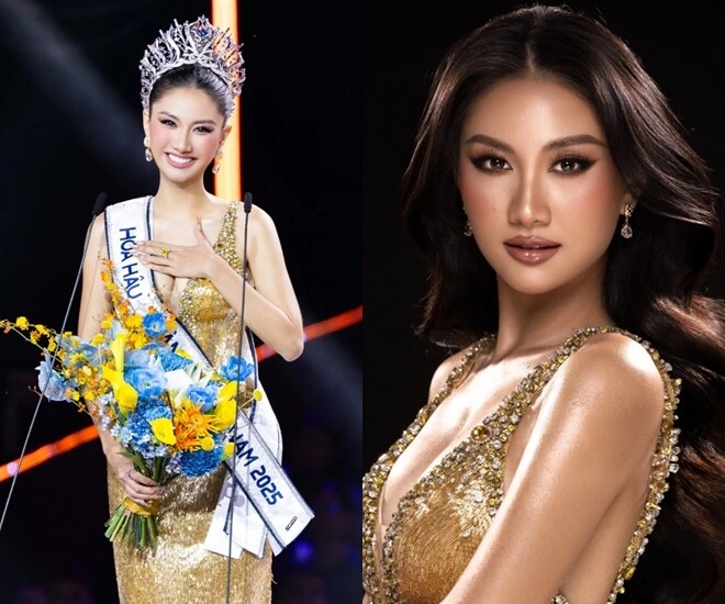 Sự giống nhau đến kỳ lạ của tân hoa hậu nguyễn hoàng phương linh với hoa hậu hoàn vũ việt nam đầu tiên - 1