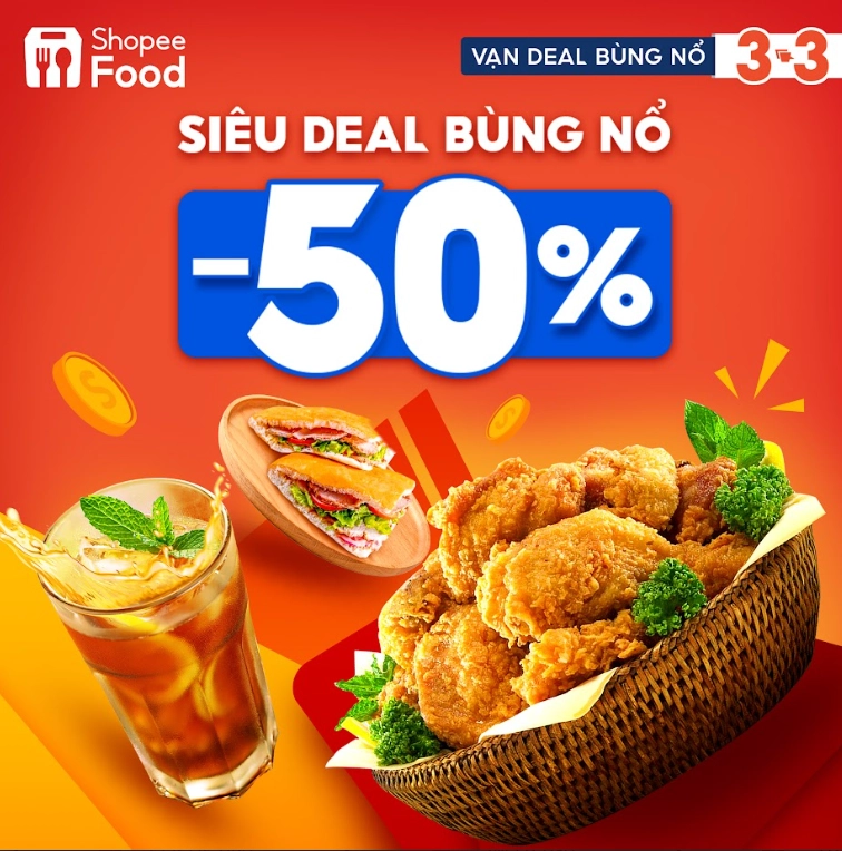 Sự kiện 33 cập bến shopeefood khao bộ 3 deal khủng - 2