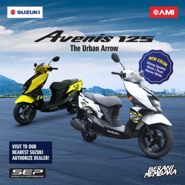 Suzuki avenis 125 2026 trình làng phối màu mới có giá bán sau quy đổi khoảng 38 triệu đồng - 1