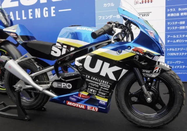 Suzuki bất ngờ tung bé cưng gsx-r điện mini tại suzuka nhỏ mà có võ - 2