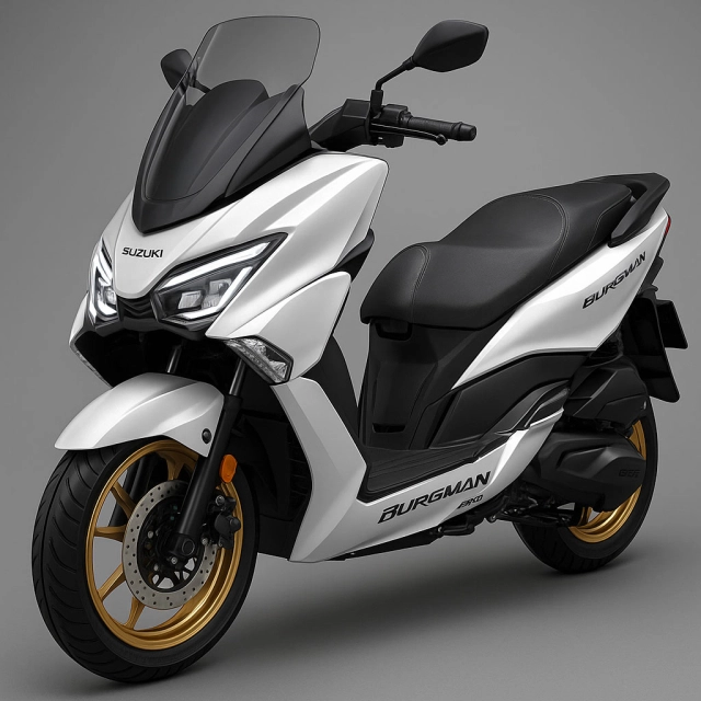 Suzuki burgman 150 sắp ra mắt mà đẹp như ảnh render này chắc sẽ bán chạy lắm đấy - 6