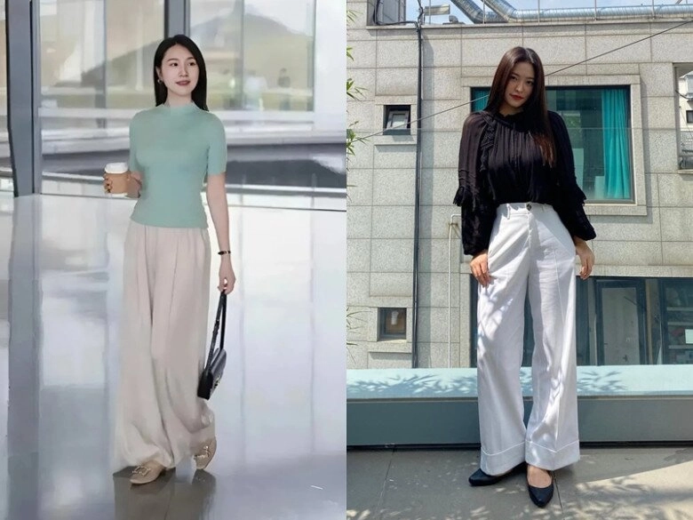 Tại sao chị em có gu đều không thích đi giày thể thao với quần ống rộng 3 kiểu giày này mới thực sự tôn dáng hack chiều cao - 8