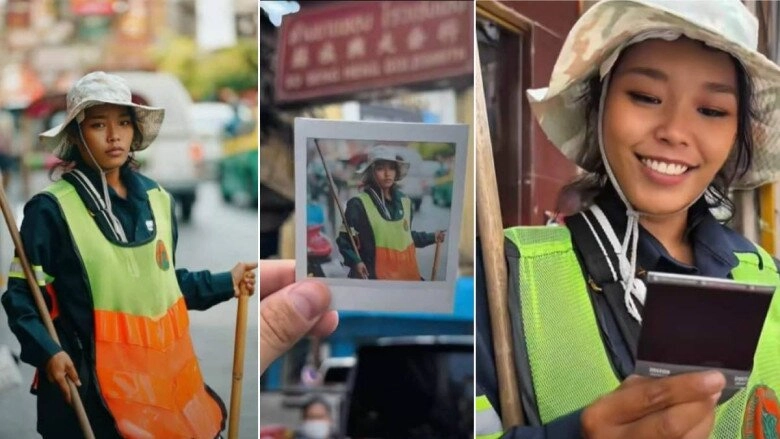 Thái lan có cô lao công đổi nghề làm mẫu việt nam cũng có chú bảo vệ từng thi hoa hậu khiến dân tình sửng sốt - 2