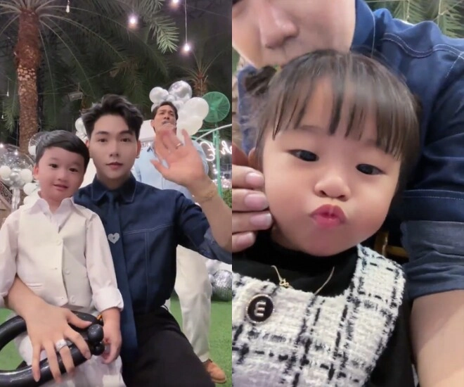 Thanh đoàn tổ chức sinh nhật linh đình mời dàn sao tham dự ôm hôn thắm thiết bố mẹ hà trí quang - 2
