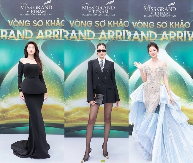 Thí sinh thi nhau làm lố tại sơ khảo miss grand vietnam 2025 - 1
