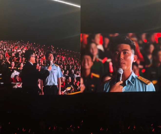 Thượng úy xuất hiện tại concert vtv nhà 3 đời làm quân nhân hút triệu view với khoảnh khắc lưu luyến sau diễu binh ở tphcm - 1